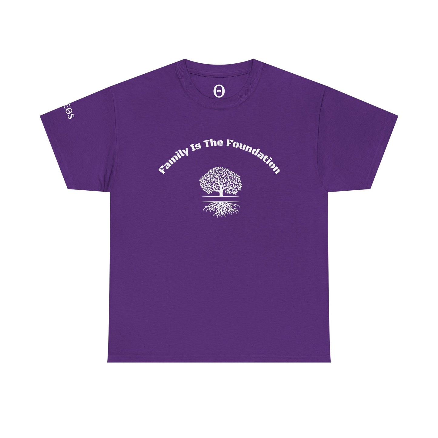 Family Is The Foundation T-Shirt — Minimal Arch Text Tee