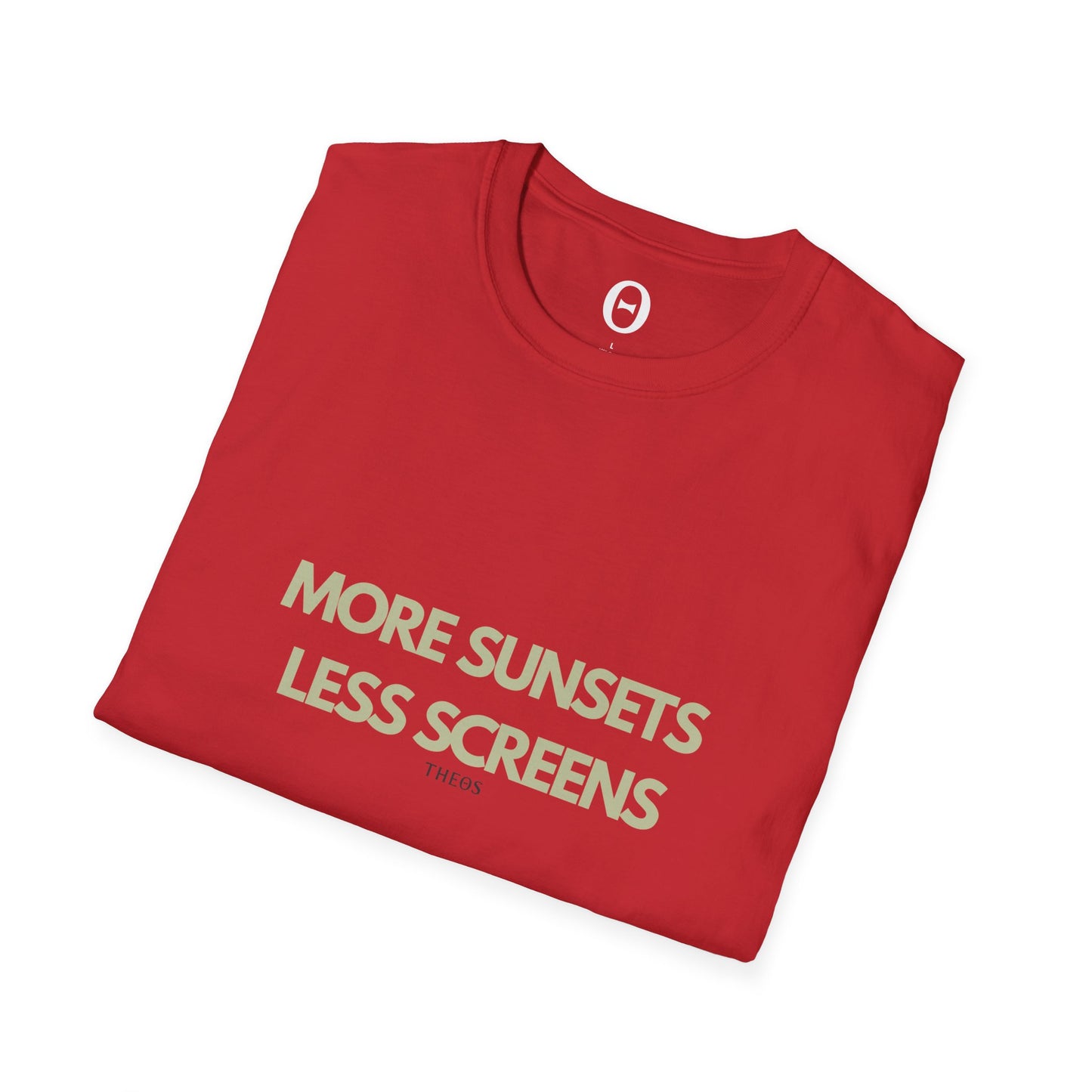 More Sunsets Less Screens T-Shirt — Casual Nature-Inspired Tee
