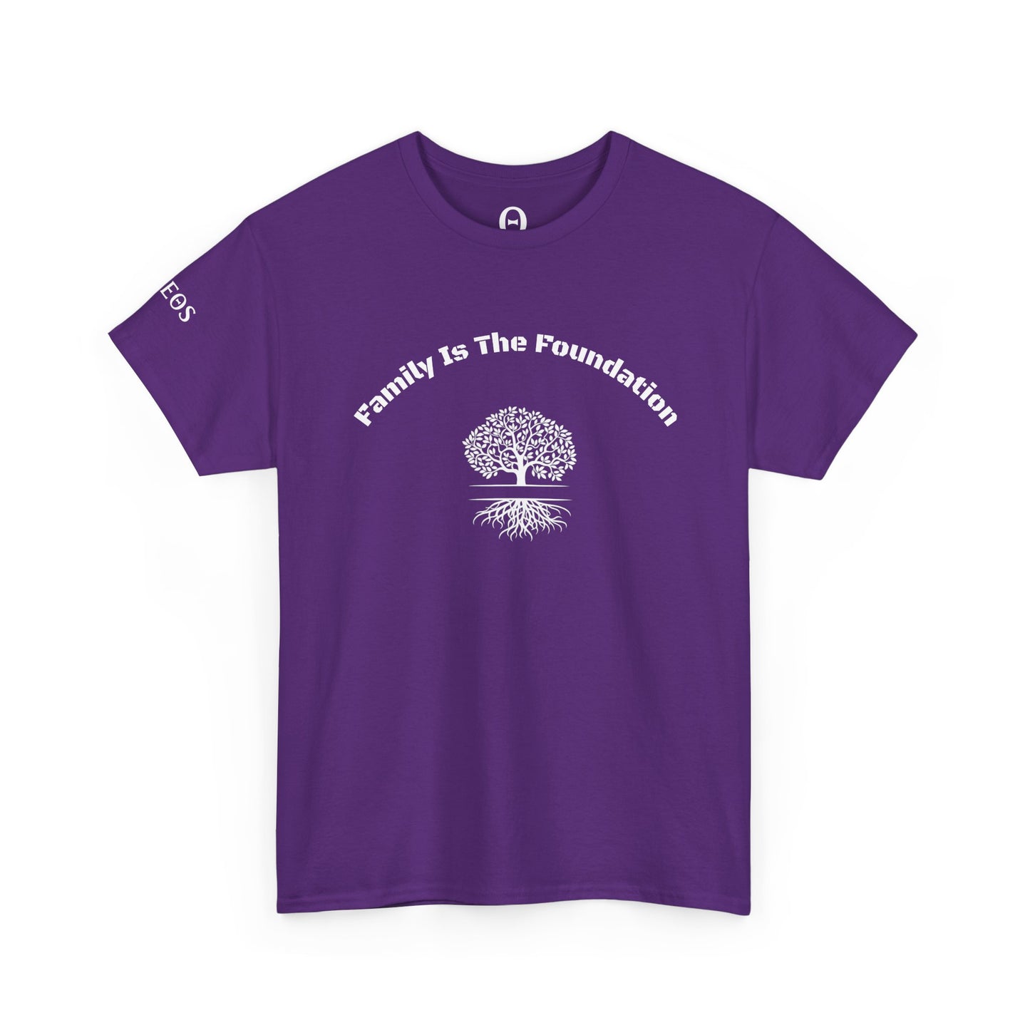 Family Is The Foundation T-Shirt — Minimal Arch Text Tee