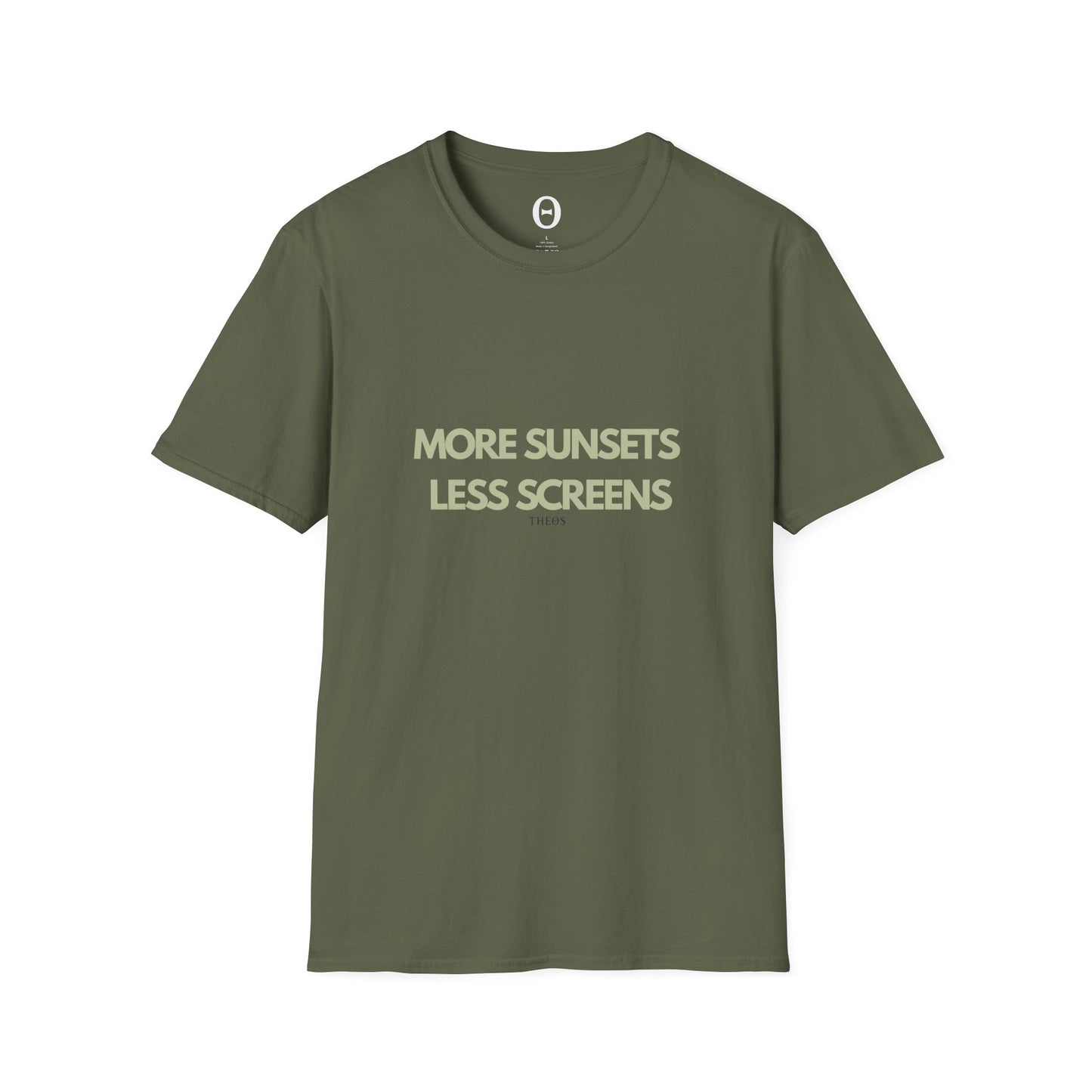 More Sunsets Less Screens T-Shirt — Casual Nature-Inspired Tee