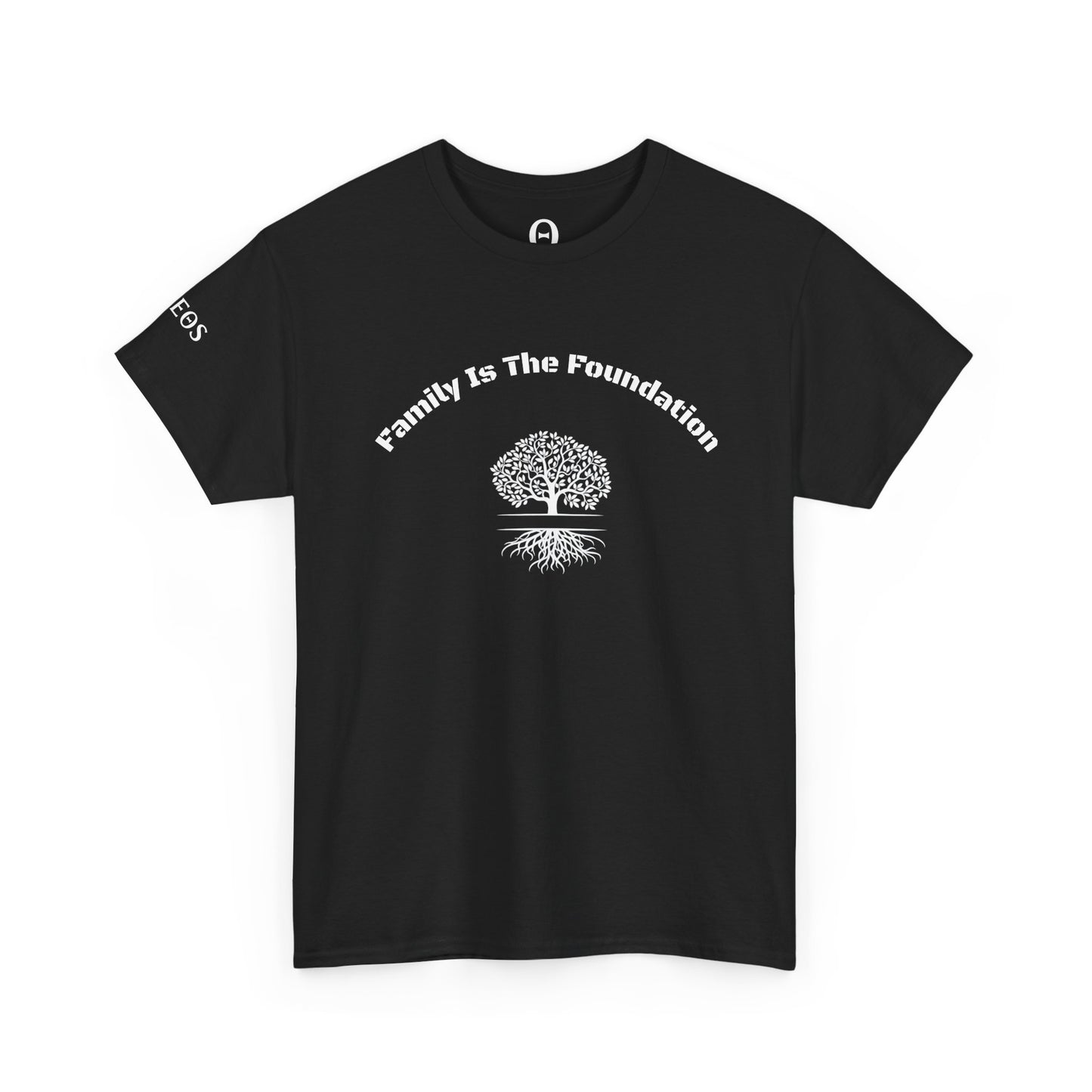 Family Is The Foundation T-Shirt — Minimal Arch Text Tee