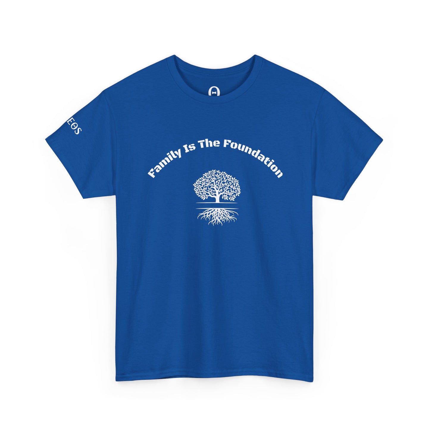 Family Is The Foundation T-Shirt — Minimal Arch Text Tee