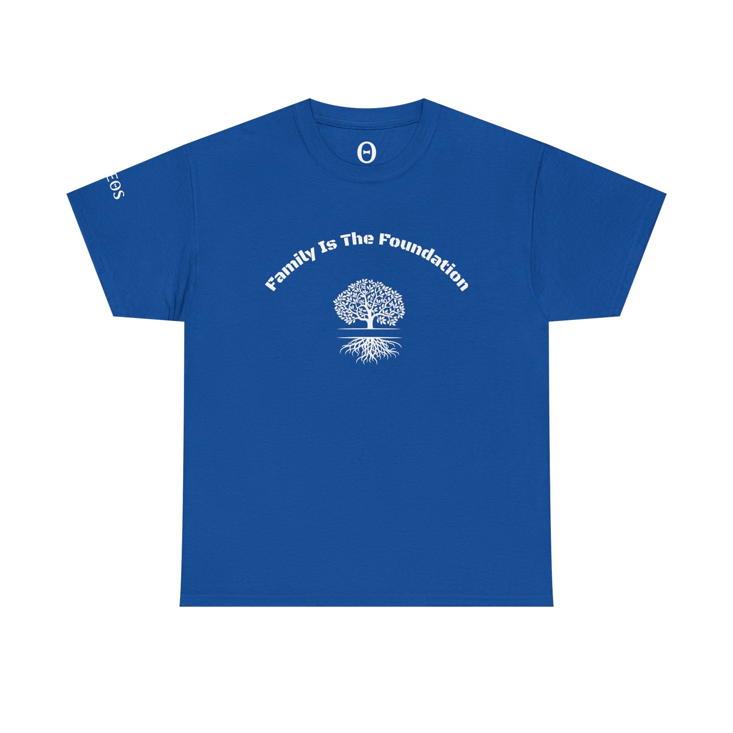 Family Is The Foundation T-Shirt — Minimal Arch Text Tee