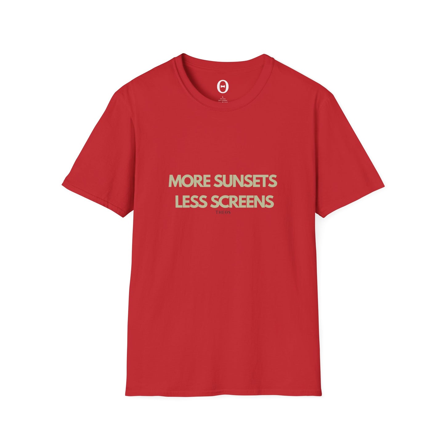 More Sunsets Less Screens T-Shirt — Casual Nature-Inspired Tee